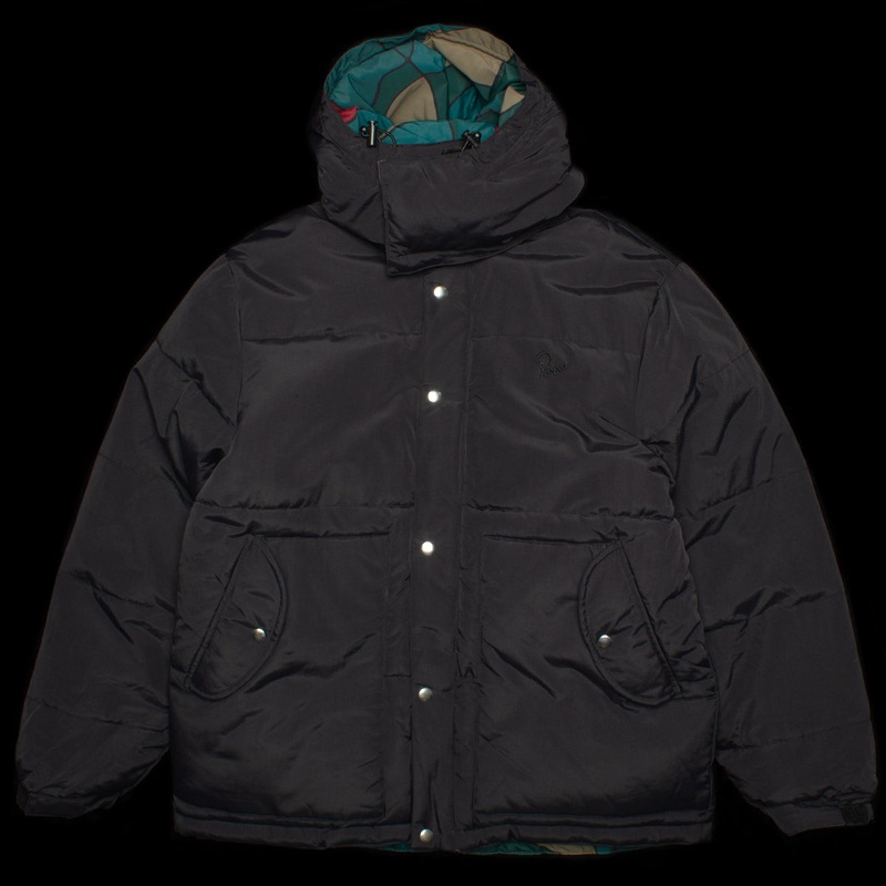 Trees In Wind Puffer Jacket