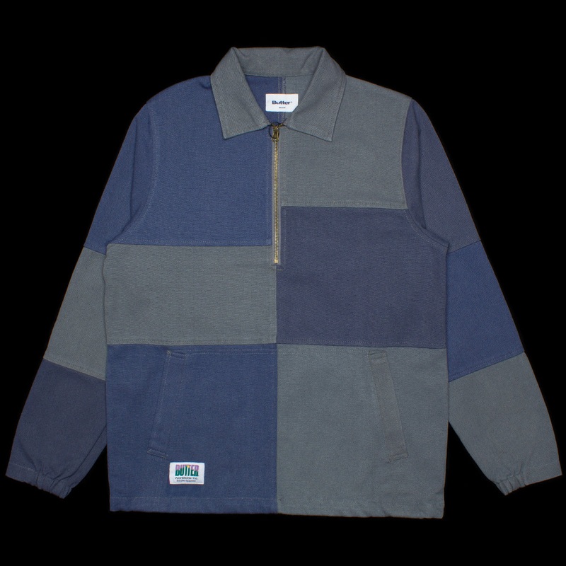 Washed Canvas Patchwork Jacket