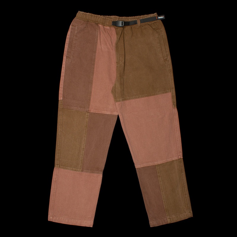 Washed Canvas Patchwork Pants