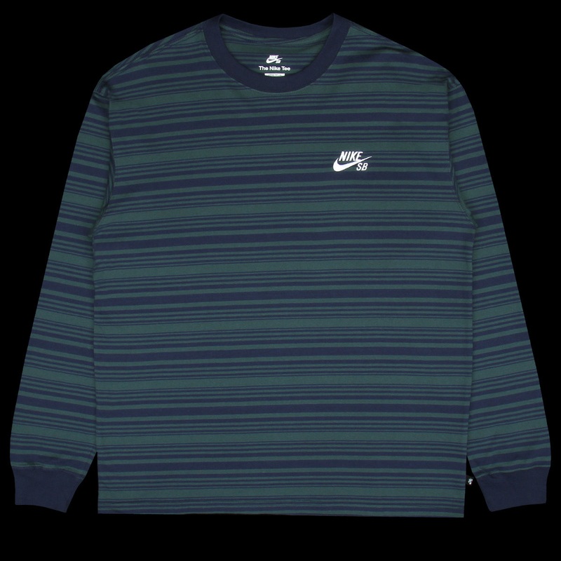 Striped L/S Logo T-Shirt