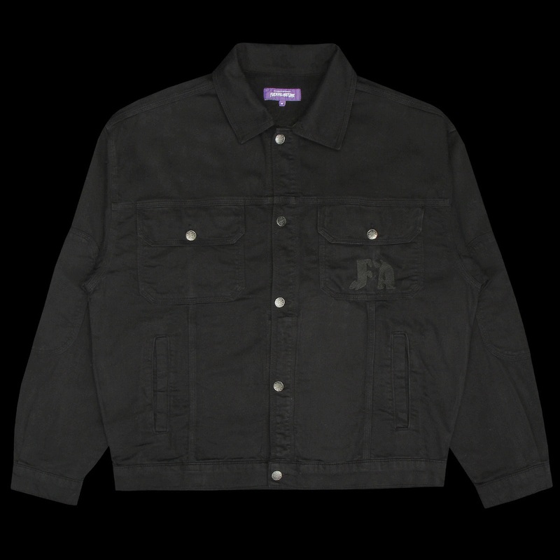 Chain Stitched Avatar Oversized Trucker Jacket