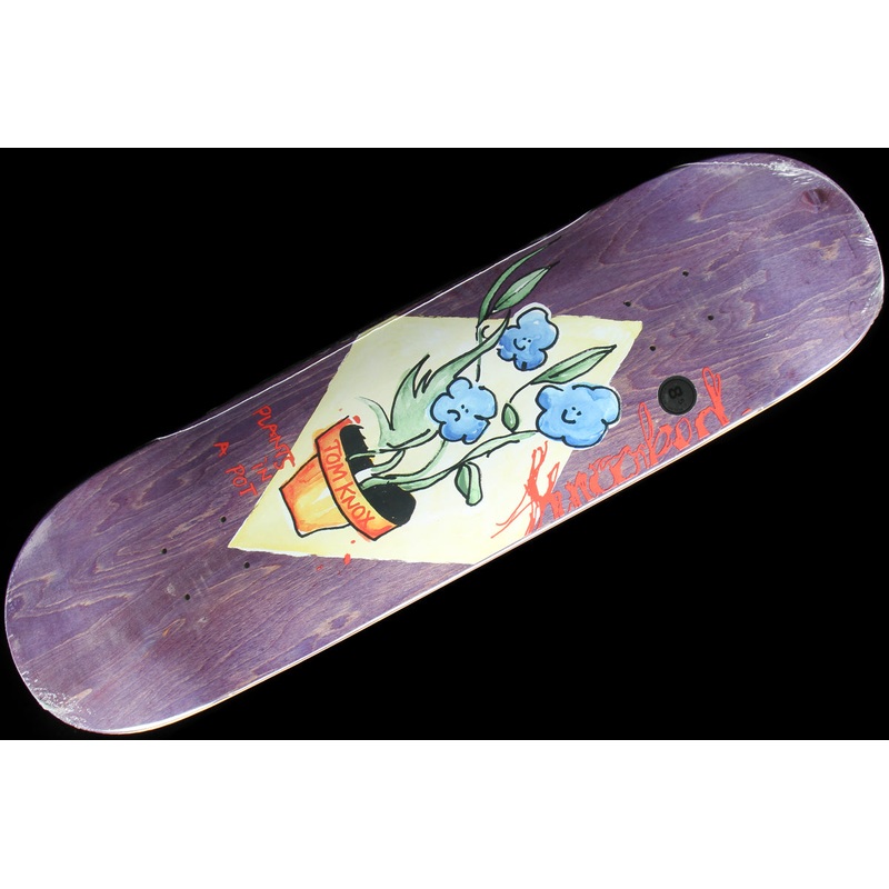 Knox – Blue Flowers Purple Deck 8.5″