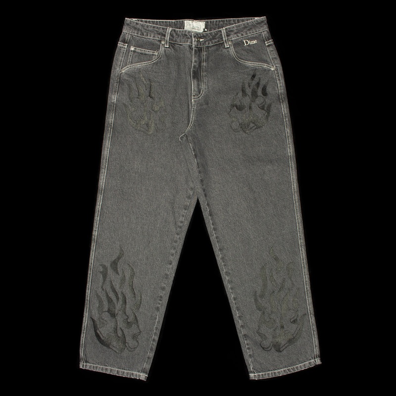 Flamepuzz Relaxed Denim Pant