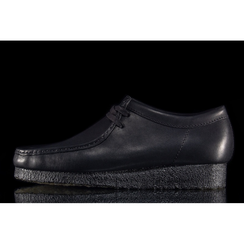 Wallabee Black Leather