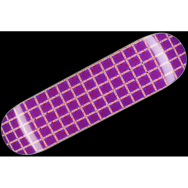 Purple Plaid Deck 8.38″