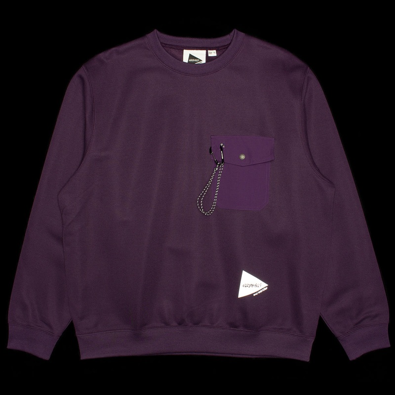 Gramicci x and Wander Pocket Crewneck Sweatshirt