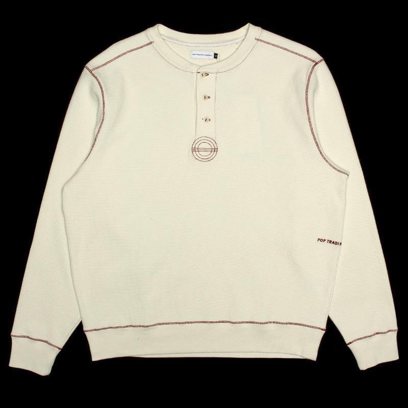 Henley Waffle Sweat