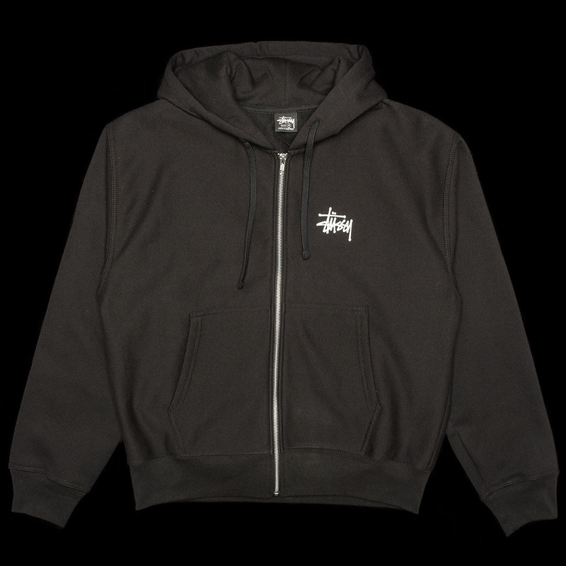 Basic Stussy Zip Hoodie