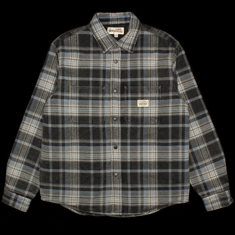Heavy Washed Plaid Shirt