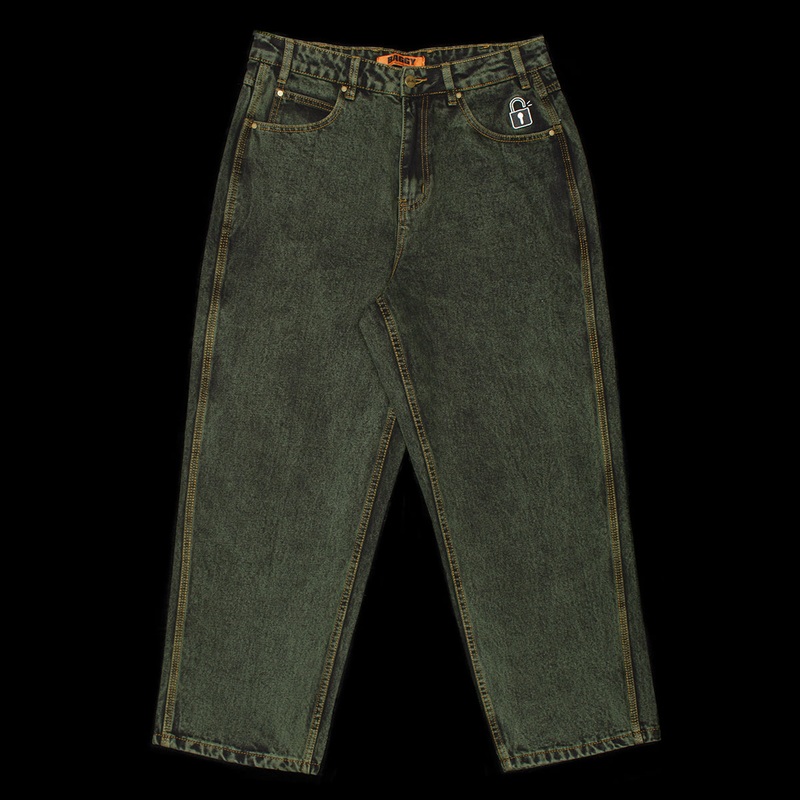 Lock Baggy Denim Jeans