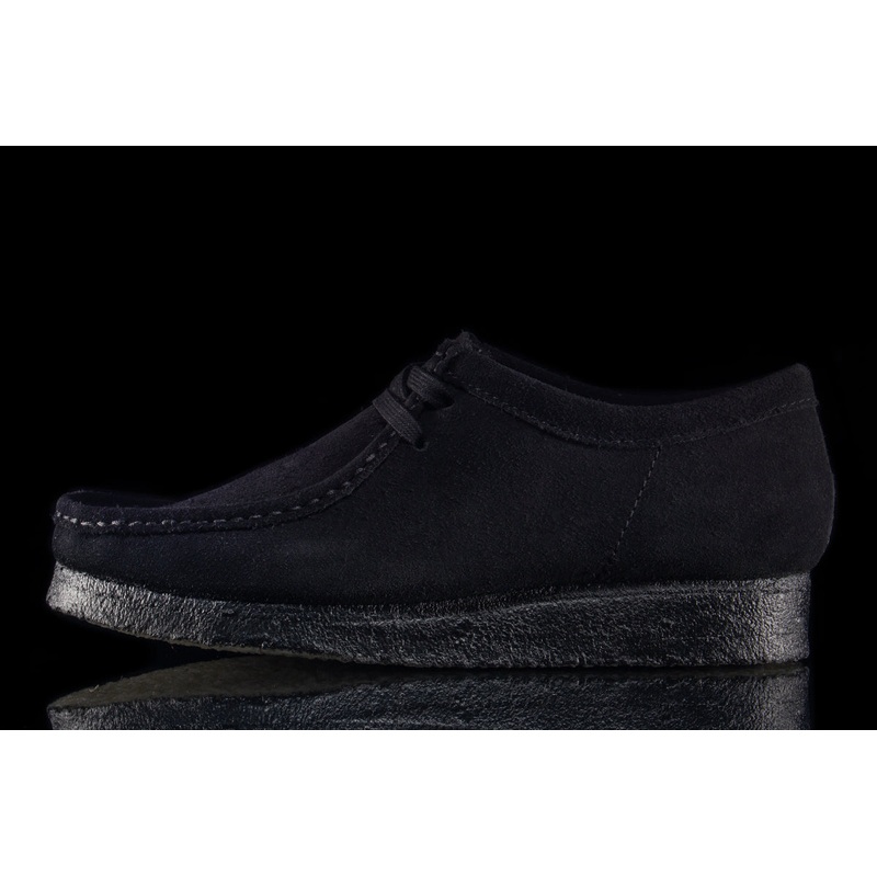 Wallabee Black Suede