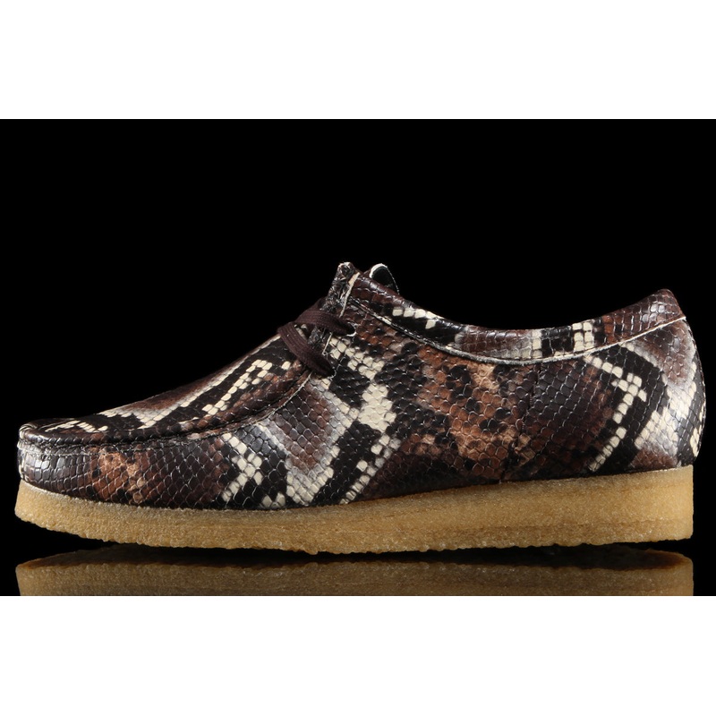 Wallabee Brown Snake Print
