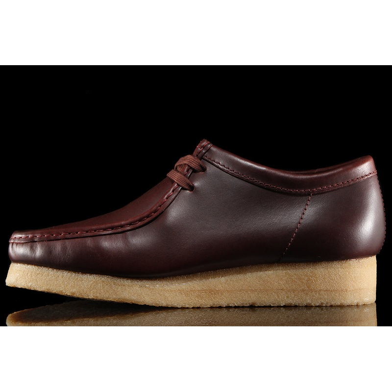 Wallabee Deep Red Leather