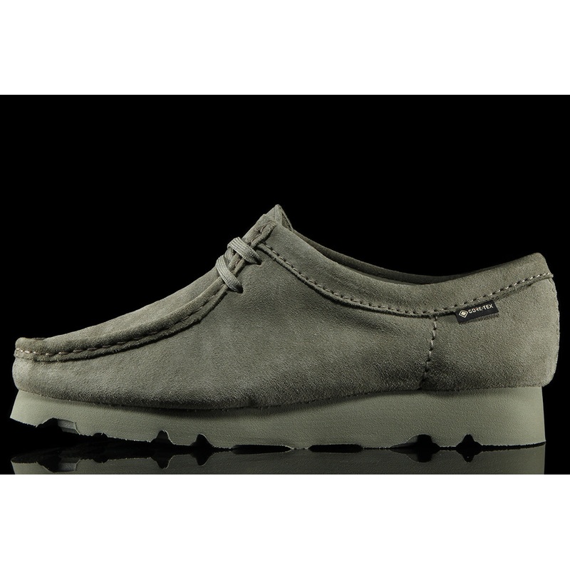Women’s Wallabee GTX Khaki/Green Suede