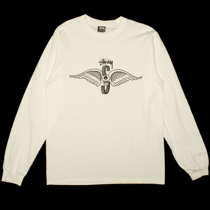Skull Wings Pigment Dyed L/S T-Shirt