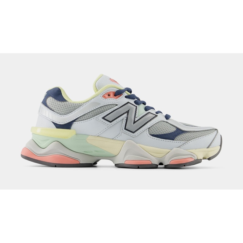 9060 Mens Running Shoes (Grey/Yellow/Navy)