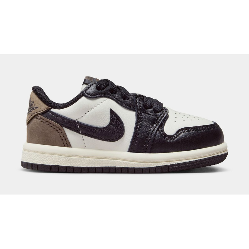 Air Jordan 1 Retro Low OG Mocha Infant Toddler Lifestyle Shoes (Sail/Black/Dark Mocha)