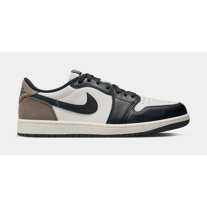 Air Jordan 1 Retro Low OG Mocha Mens Lifestyle Shoes (Sail/Black/Dark Mocha) Free Shipping