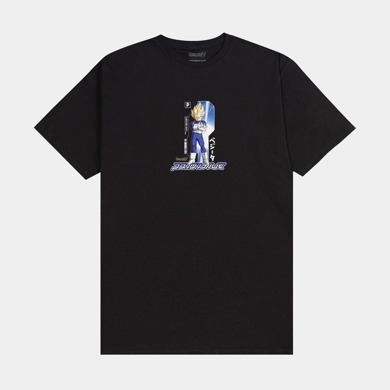 Dragon Ball Z Prince Mens Short Sleeve Shirt (Black/Blue)