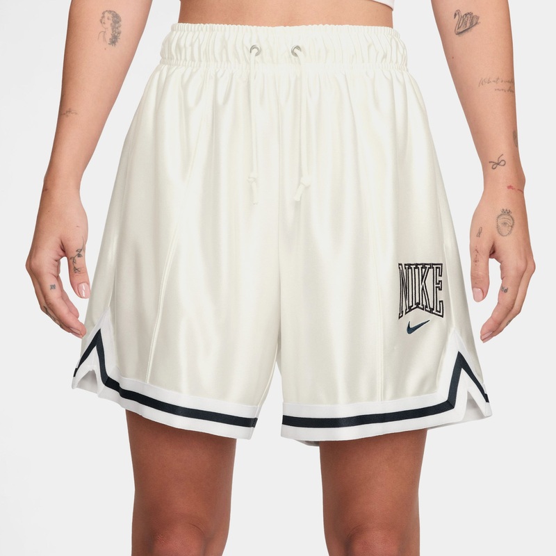 Loose 6″ Mid Rise Satin Womens Shorts (Sail/Armory Navy/Armory Navy)