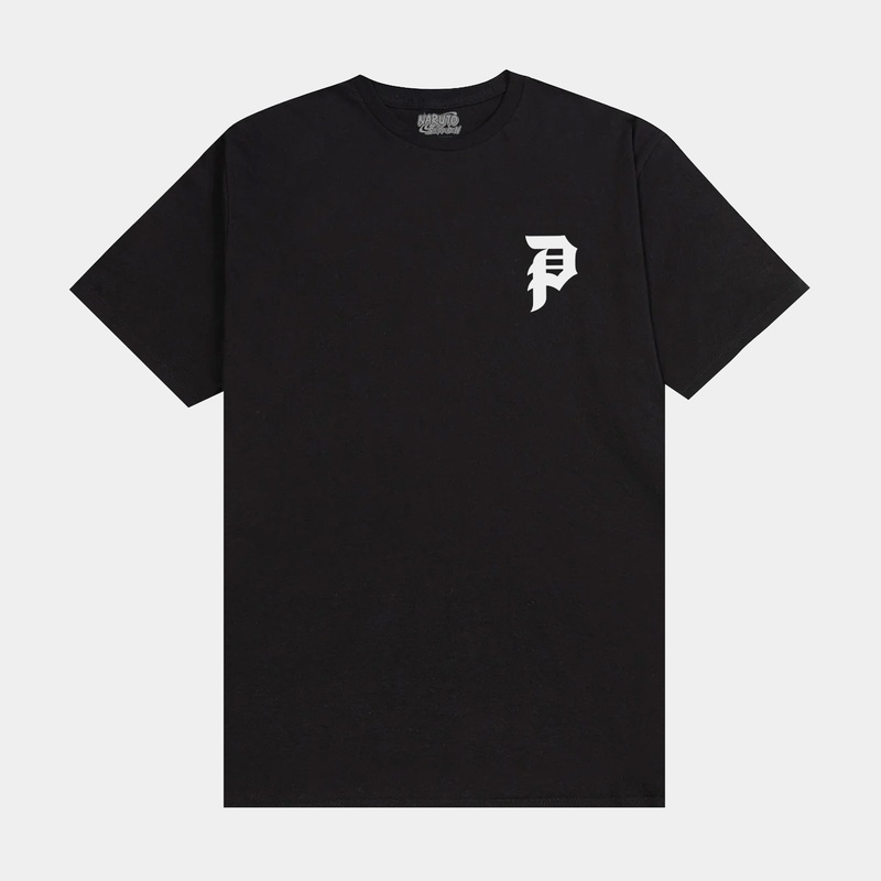Naruto Beast Mens Short Sleeve Shirt (Black/White)