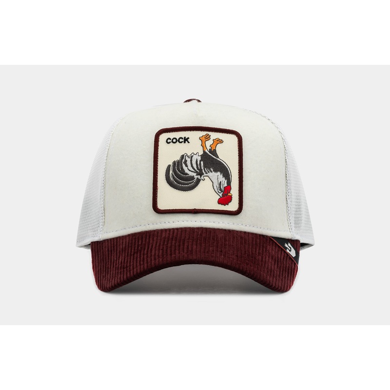 Retsoor Trucker Mens Hat (Red/White)