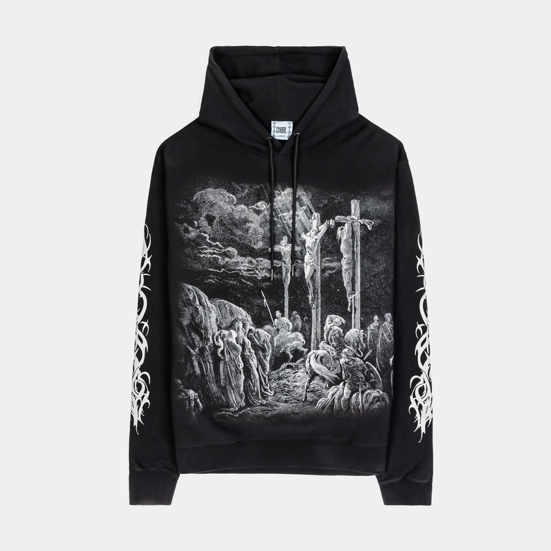 Sacrifice Pullover Mens Hoodie (Washed Black)