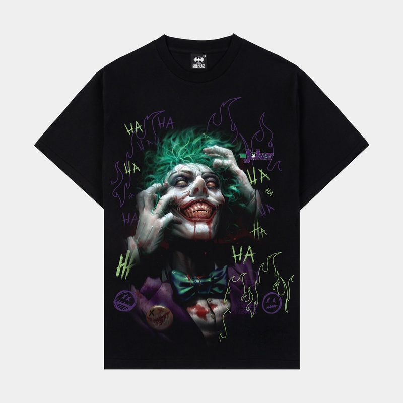 SP x Batman Mayhem Mens Short Sleeve Shirt (Black/Purple)