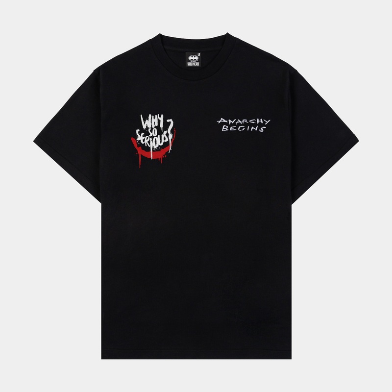 SP x Batman Why Mens Short Sleeve Shirt (Black/White)