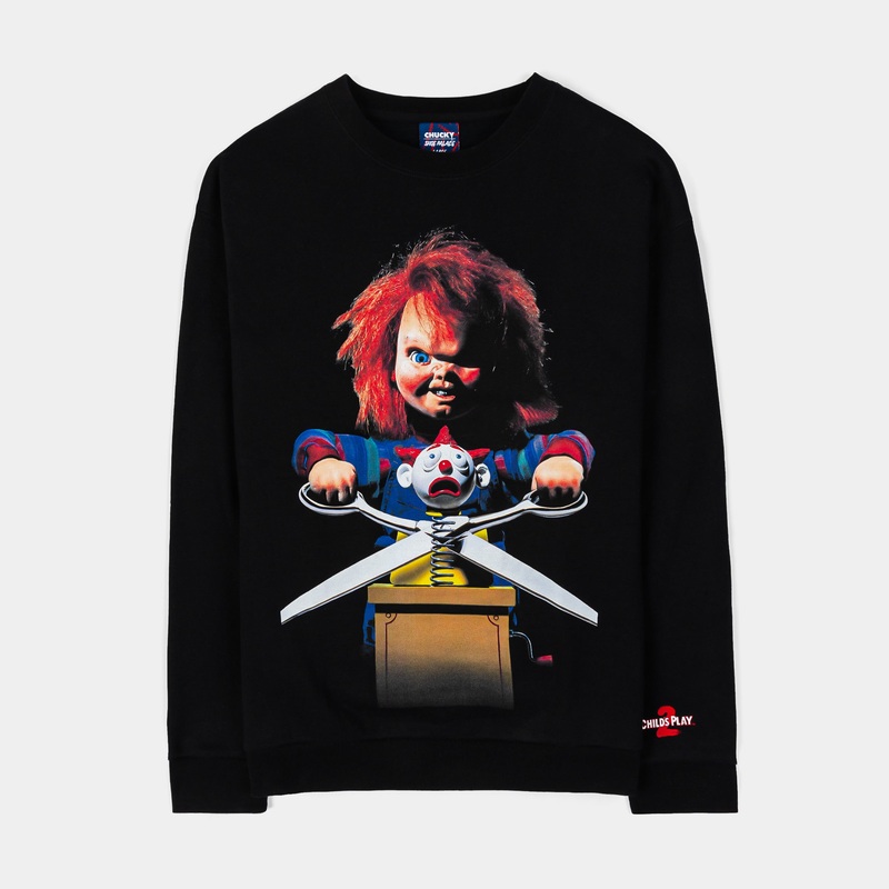 SP x Chucky Jack Mens Crewneck (Black/Red)
