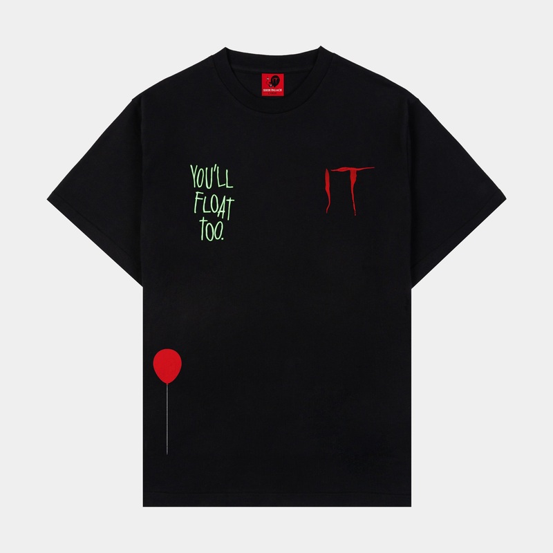 SP x IT Quiet Mens Short Sleeve Shirt (Black/Red)