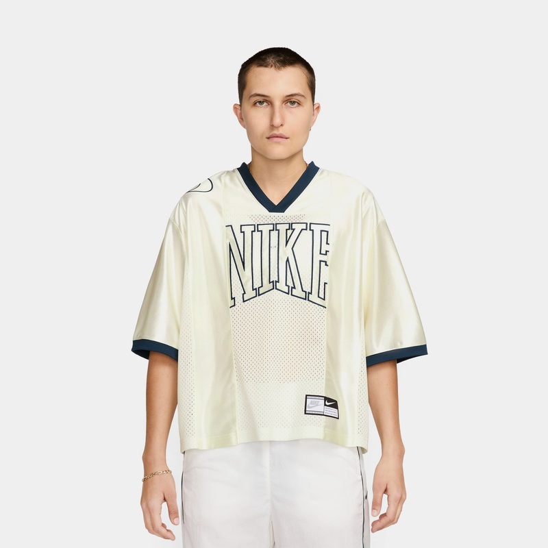 Street Oversized Graphic Womens Jersey (Sail/Armoury Navy)