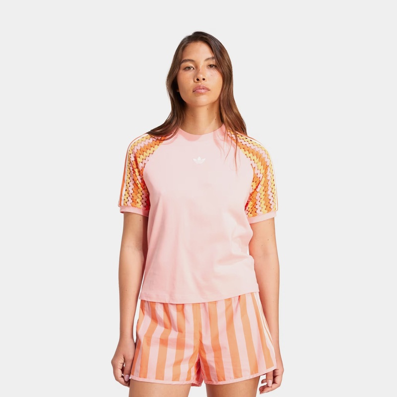 Summer Glow Cali Womens Short Sleeve Shirt (Semi Pink Spark)