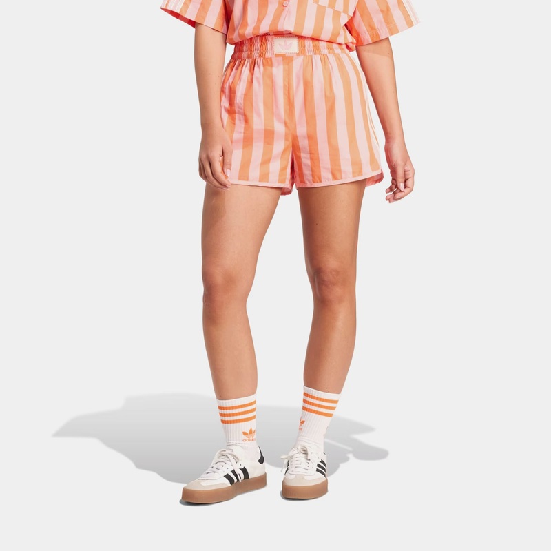 Summer Glow Resort Womens Shorts (Pink/Orange)