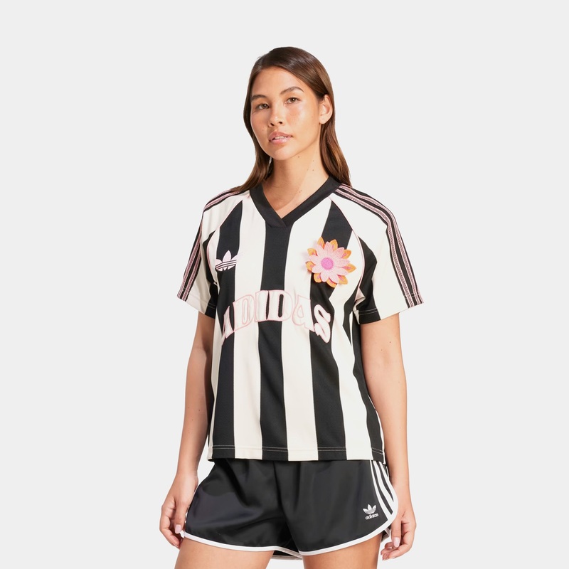 Summer Glow Womens Jersey (Wonder White/Black)