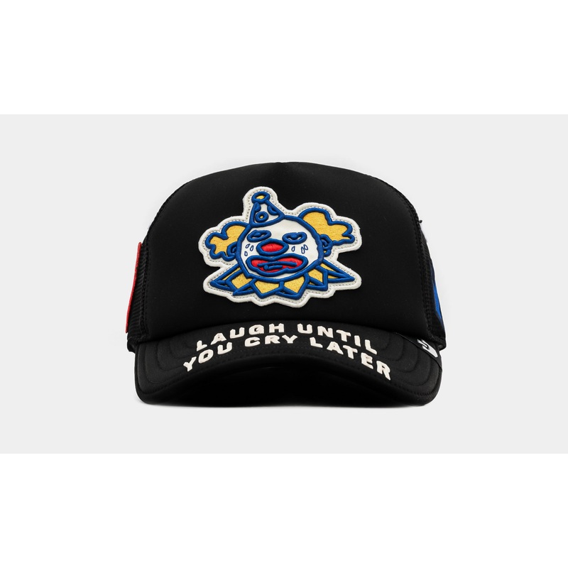 XOXO Trucker Mens Hat (Black/White)