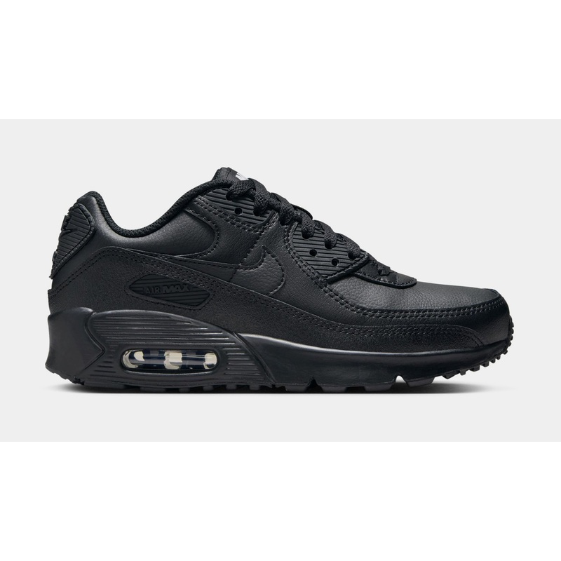 Air Max 90 LTR Grade School running Shoes (Black/Black)