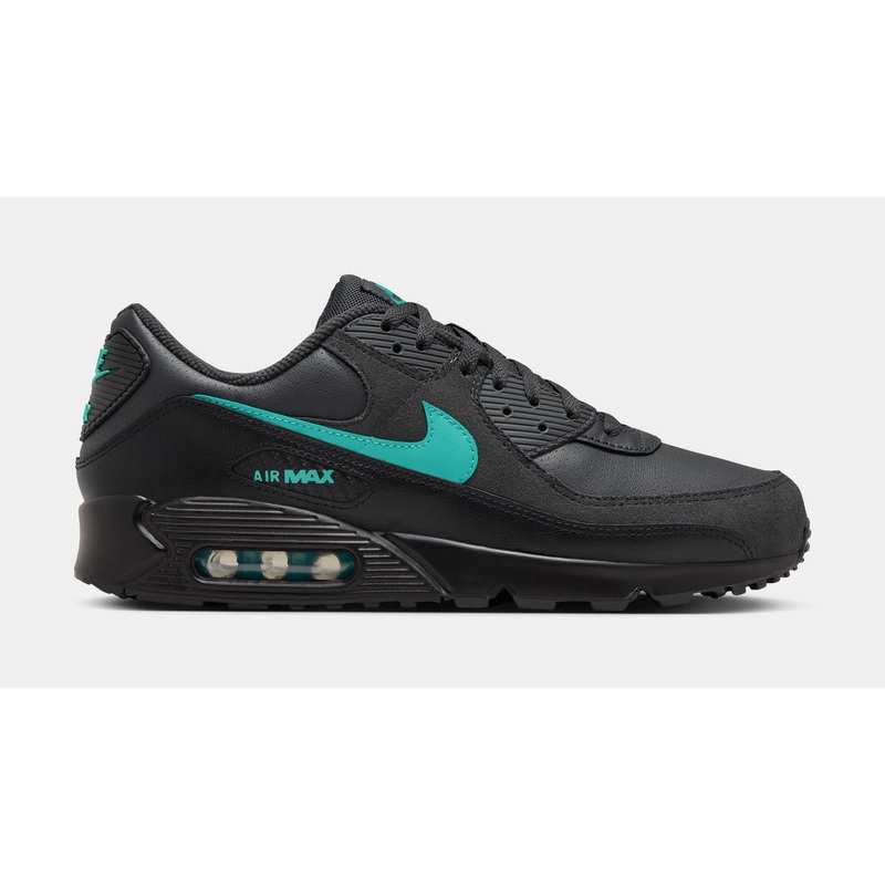 Air Max 90 Mens Running Shoes (Dark Smoke Grey/Clear Jade/Black/White)