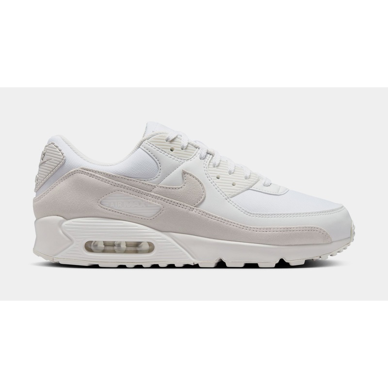 Air Max 90 Mens Running Shoes (White/Photon Dust/Summit White/Platinum Tint)