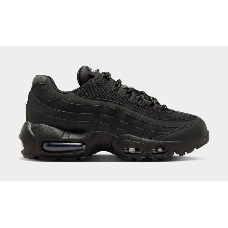 Air Max 95 Grade School Running Shoes (Black/Black/Anthracite/Black)