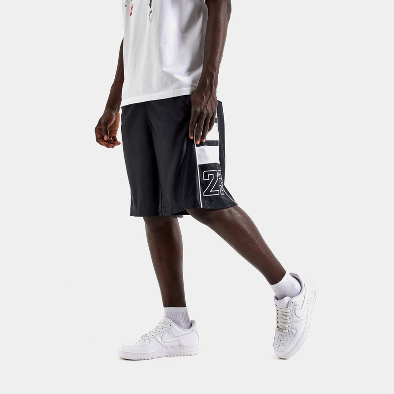 Brooklyn Cat Scratch Mens Shorts (Black/White/White/White)