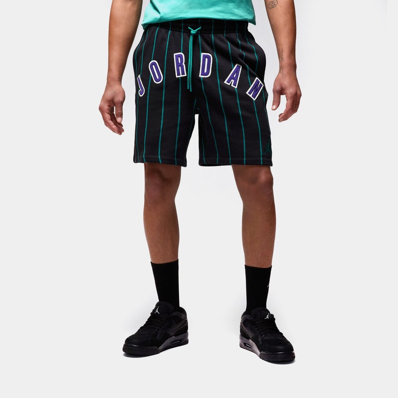 Brooklyn Fleece Diamond Fleece Mens Shorts (Off Noir/New Emerald)