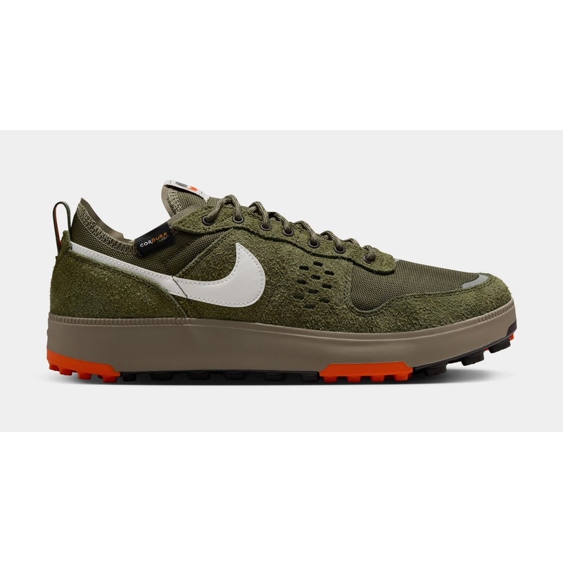 C1TY Premium Cordura Mens Running Shoes (Rough Green/Summit White/Electro Orange)