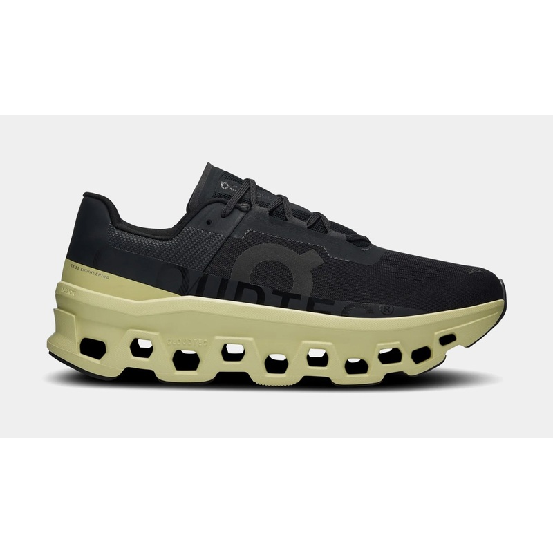 Cloudmonster Mens Running Shoes (Black/Acacia)