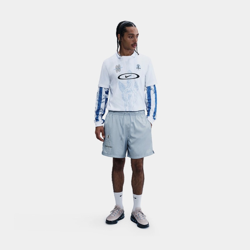 Club Flow VCTRY Woven Mens Shorts (Light Blue)