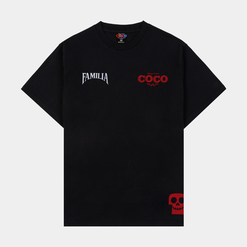 Coco By  Collage Mens Short Sleeve Shirt (Black/Red)