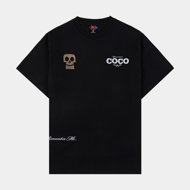 Coco By  Mama Knows Mens Short Sleeve Shirt (Black/Purple)