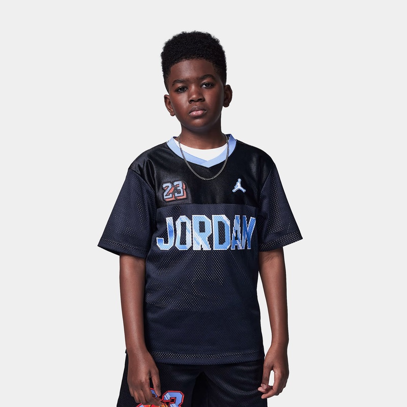 Customized Air Grade School Jersey (Black/Blue)