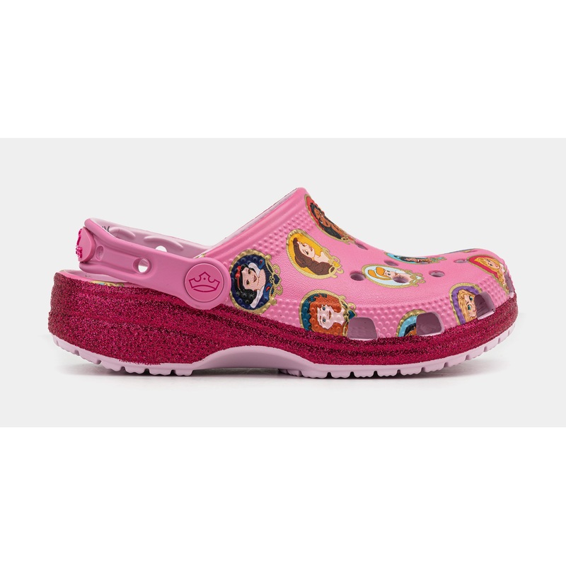 Disney Princess Classic Clog Preschool/Grade School Sandals (Soft Pink)