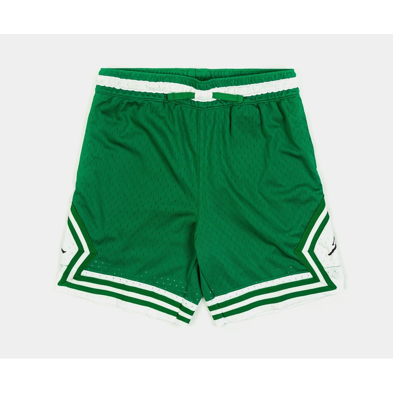 Dri Fit Diamond Shorts Grade School Shorts (Green/White/Green)